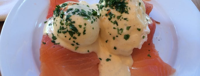 Cafe Stella is one of LA's Best Eggs Benedict Dishes.