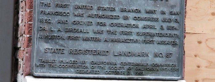 Original United States Mint and Subtreasury is one of SFDL 1.