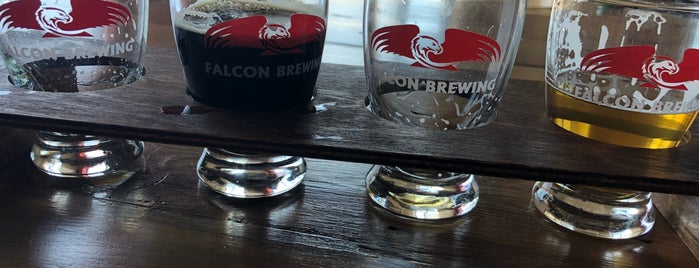 Falcon Brewing is one of สถานที่ที่ Joe ถูกใจ.