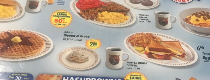 Waffle House is one of RESTURANTS.