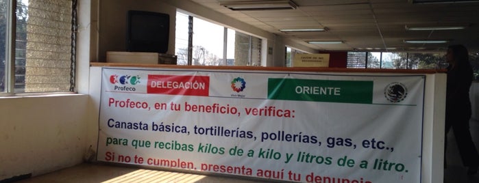 Profeco, Delegación Oriente is one of สถานที่ที่ David ถูกใจ.