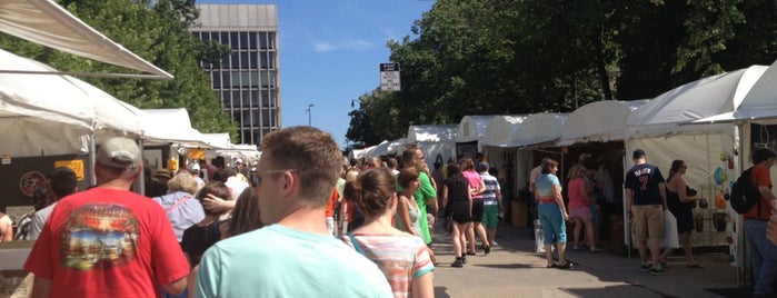 Art Fair On The Square is one of Madison Destinations.