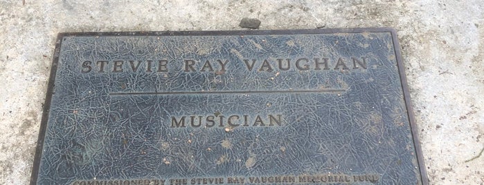 Stevie Ray Vaughan Statue is one of Austin TX.