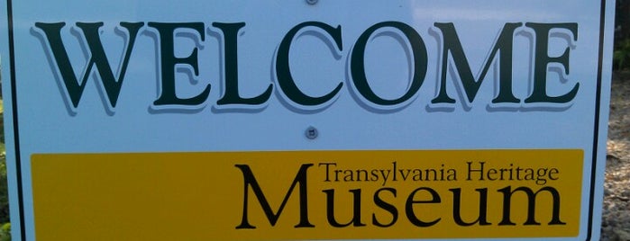 Transylvania Heritage Museum is one of North Carolina Art Galleries and Museums.