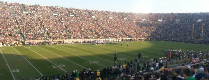 Notre Dame Stadium is one of College Football.