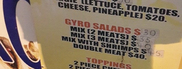 Big G Gyros is one of Places have been ^ ^.