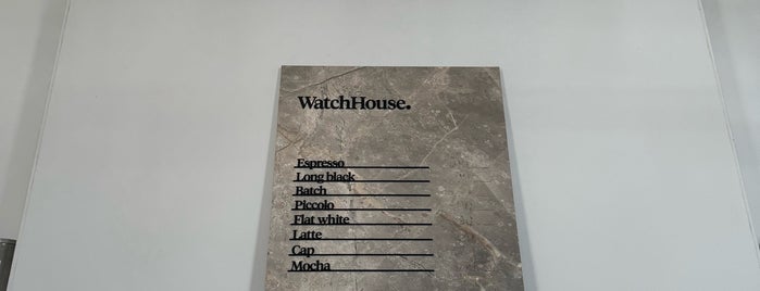 WatchHouse is one of London - Restaurants and cafes.