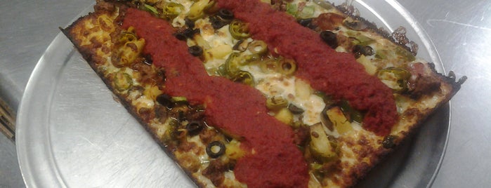 Pizza Squared Detroit Style Pizza is one of Tampa Eats.