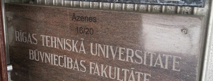 RTU BIF | Būvniecības Inženierzinātņu fakultāte is one of Tempat yang Disukai Анжелика.