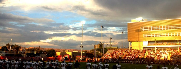 Stocker Stadium Football Field is one of Lugares favoritos de christopher.