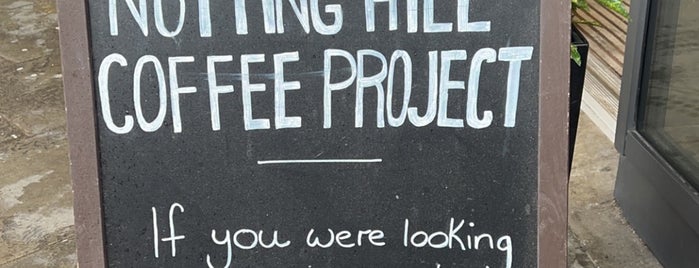 Notting Hill Coffee Project is one of Ldn coffee.