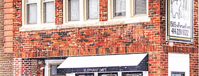 Elephant Café is one of My MKE Favs.