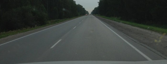 Подъезд к Юрге is one of Основные дороги Кемеровской области.