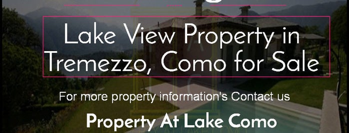 Real Estate Services In Lake Como