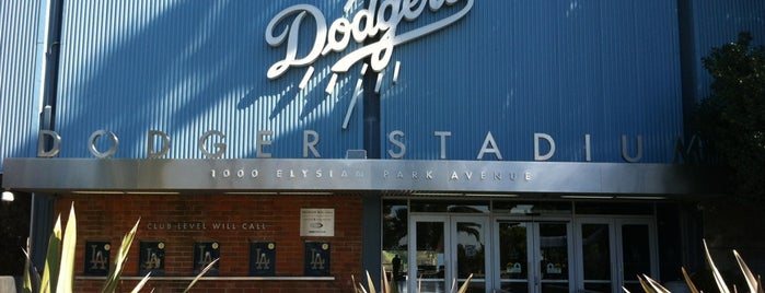 Dodger Stadium is one of LA Marathon Trip.