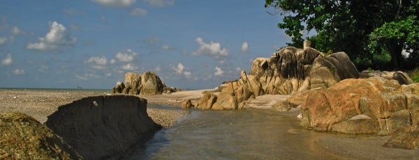 Pantai Rebo is one of Wisata Bangka.