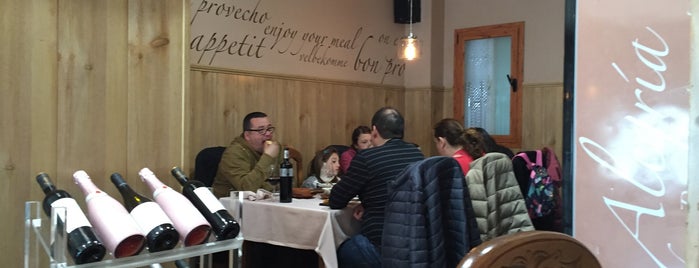 Bodega La Alegría is one of Madrid sin gluten.