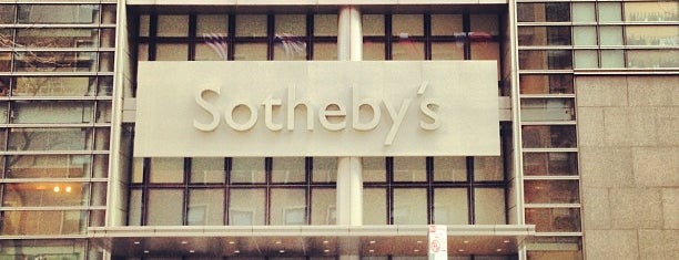 Sotheby's is one of Lieux qui ont plu à Pete.