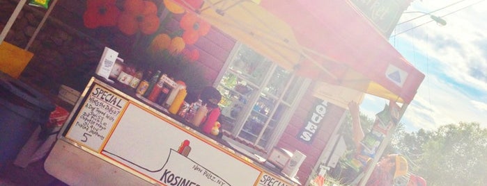 Kosiner Brothers Hot Dog Cart is one of New Paltz, NY.