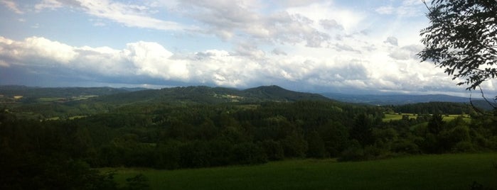 Vyhlidka v Holubu is one of Sumava Bohmerwald Bohemian forest (Czech Republic).