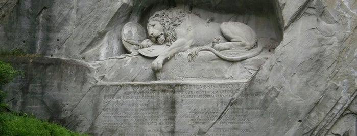 Löwendenkmal | Lion Monument is one of My Switzerland Trip'11.