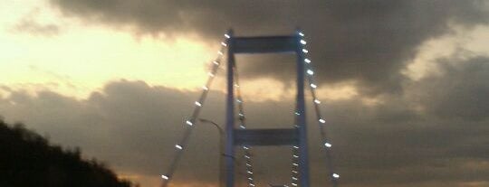 Fatih Sultan Mehmet Bridge is one of Bosphorus.