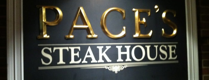 Pace's Steak House is one of Favorite place to hangout.