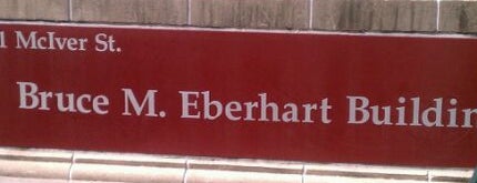 Eberhart Building (UNCG) is one of สถานที่ที่บันทึกไว้ของ Joshua.