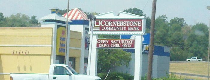 Cornerstone bank is one of Lugares favoritos de Caroline 🍀💫🦄💫🍀.
