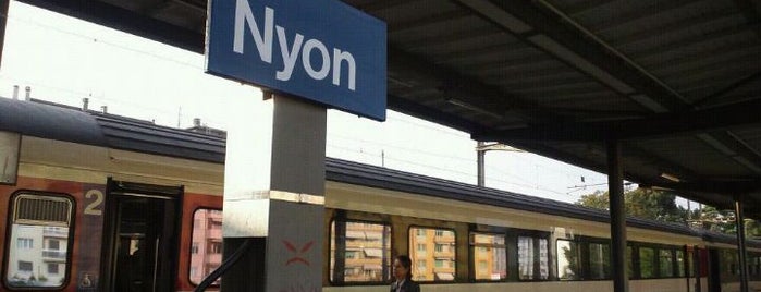 Gare de Nyon is one of Lieux qui ont plu à Dasha.