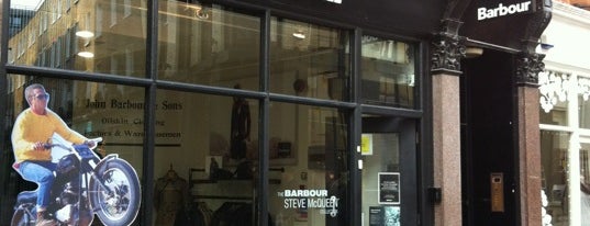 Barbour is one of Guide to London.