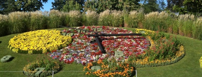 The Flower Clock is one of Geneve.