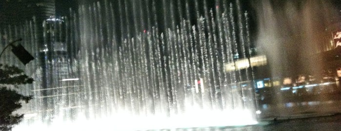 The Dubai Fountain is one of Top 10 places to try this season.