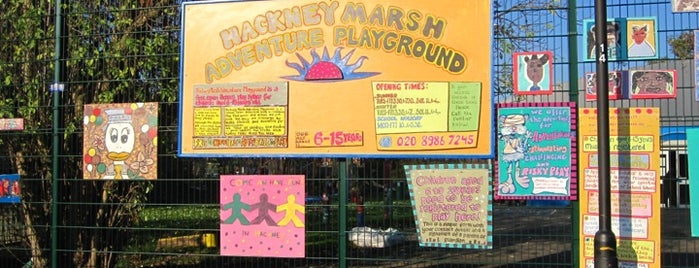 Hackney Marsh Adventure Playground is one of Trading spaces in Hackney.