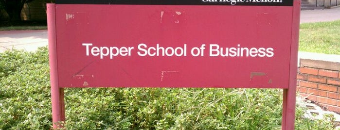 Tepper School of Business is one of Destination: Pittsburgh.