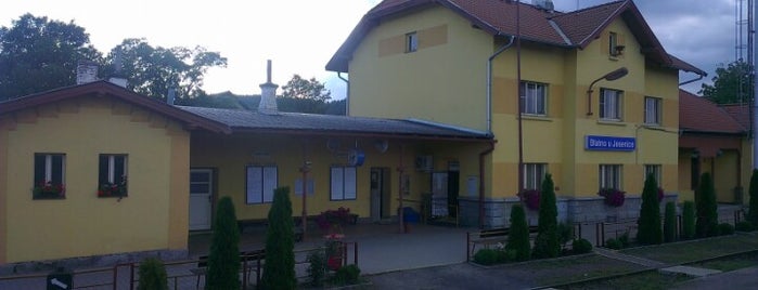 Železniční stanice Blatno u Jesenice is one of Železniční stanice ČR: A-C (1/14).