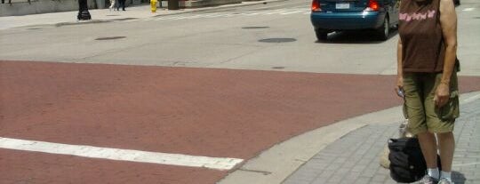 Bus Stop For #11 (Right At Campau Square Plaza Is) is one of Rapid Stops 2 Fix Later.