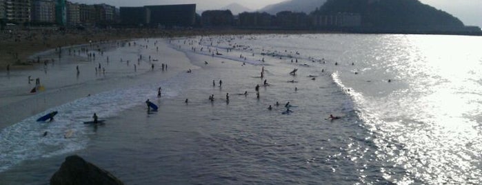 Playa de La Zurriola is one of Playas del País Vasco-Euskadi.