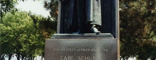 Carl Schurz Monument is one of Oshkosh Historical Markers, City & State.