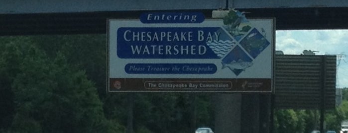 Chesapeake Bay Watershed is one of Lieux qui ont plu à Lizzie.