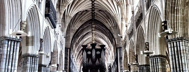 Exeter Cathedral is one of สถานที่ที่ Carl ถูกใจ.