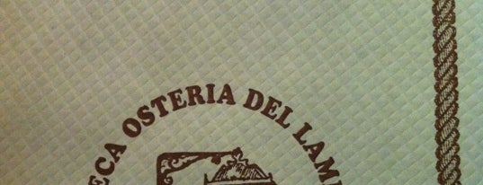 Osteria del Lampione is one of Lavoro.