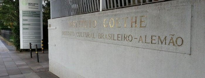 Instituto Goethe is one of Tempat yang Disukai Bruna.