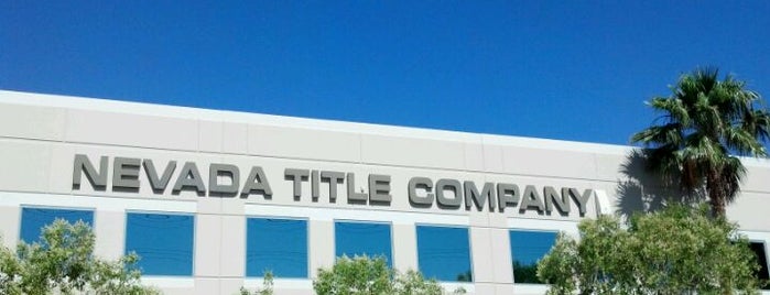 Nevada Title Company is one of Guide to Las Vegas's best spots.
