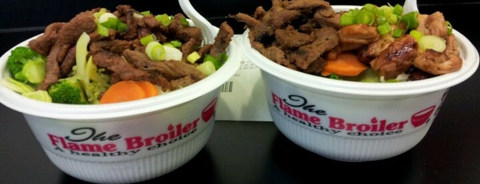 Flame Broiler is one of Lieux qui ont plu à Matthew.