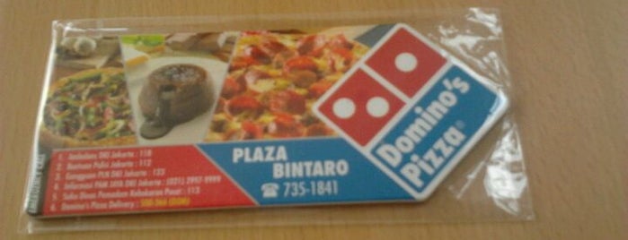 Domino's Pizza is one of Shopping & Dining in Plaza Bintaro Jaya.