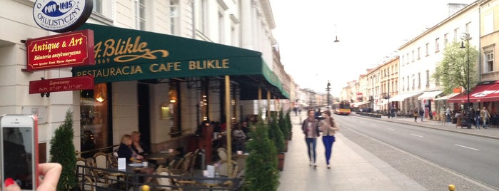 A. Blikle Cafe is one of Varsavia.