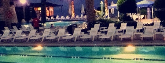The Palms Beach Hotel & Spa is one of Tempat yang Disukai Nouf.