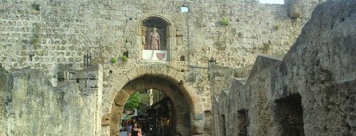 Saint Anthony's Gate is one of Greece. Rhodes.