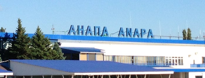 Vityazevo Airport (AAQ) is one of Tempat yang Disukai Jano.